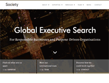 Tablet Screenshot of impact-society.com
